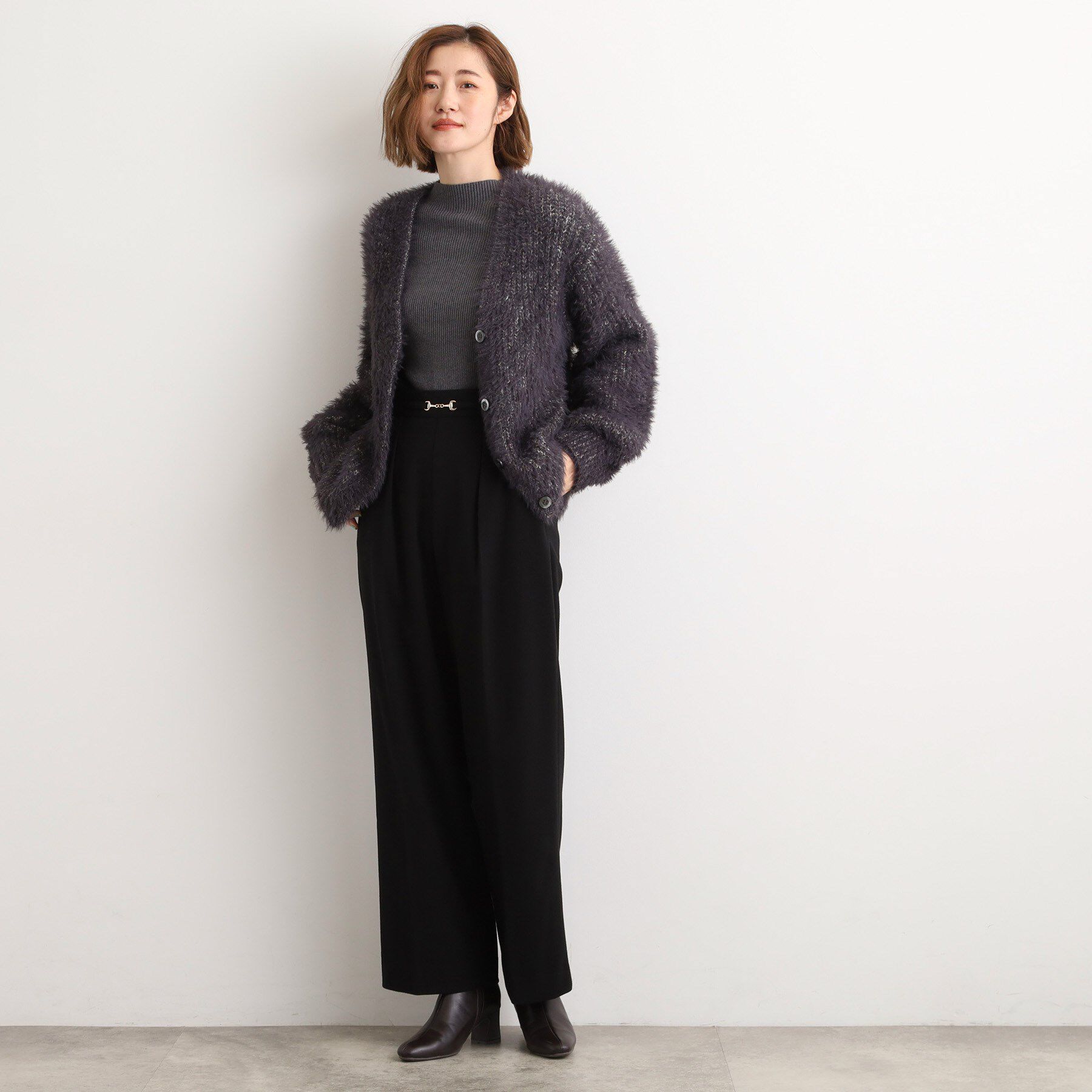 grove「フロントビットカルゼワイドパンツ」|その他|