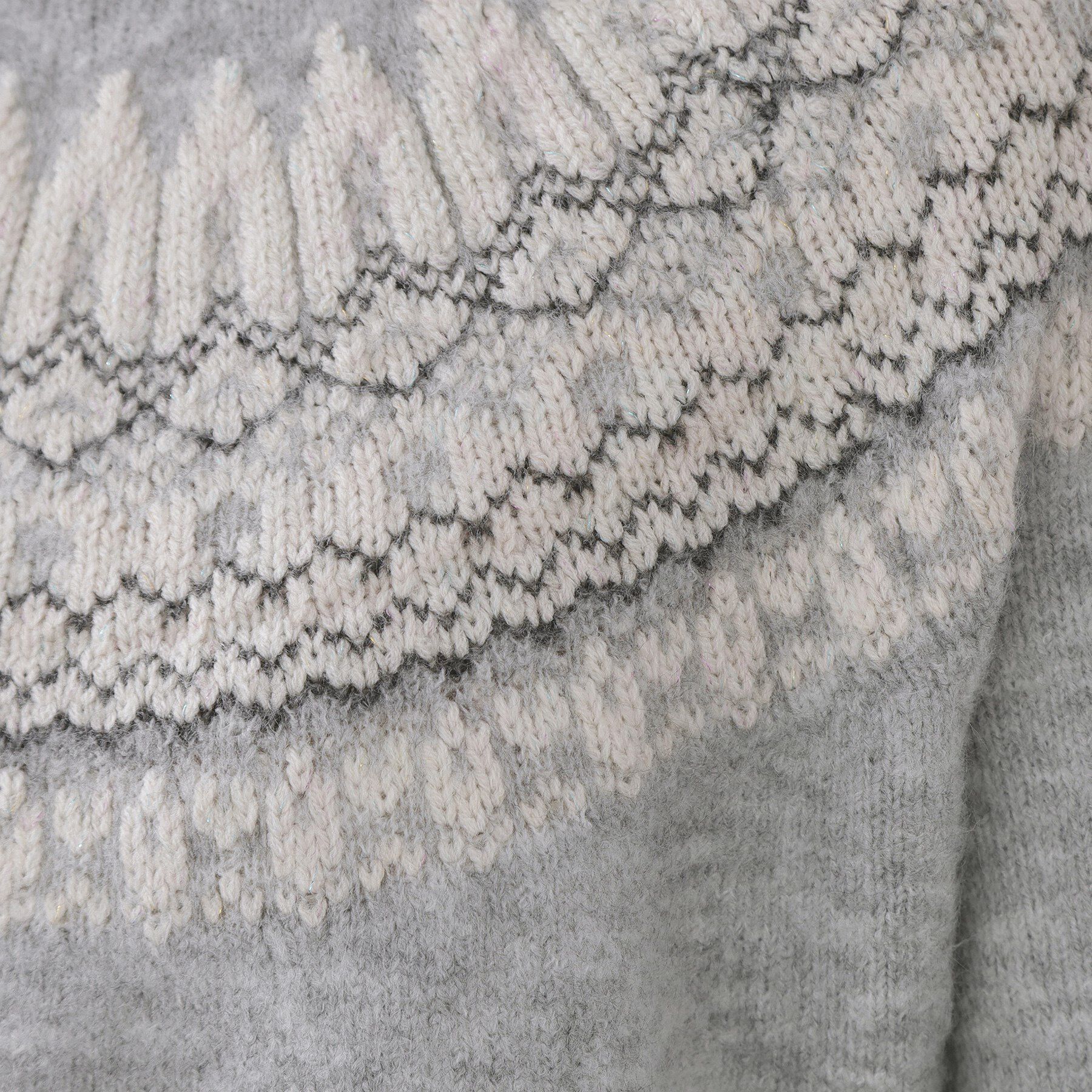 OPAQUE.CLIP「ノルディック調ニット【洗濯機OK】」|ニット・セーター|