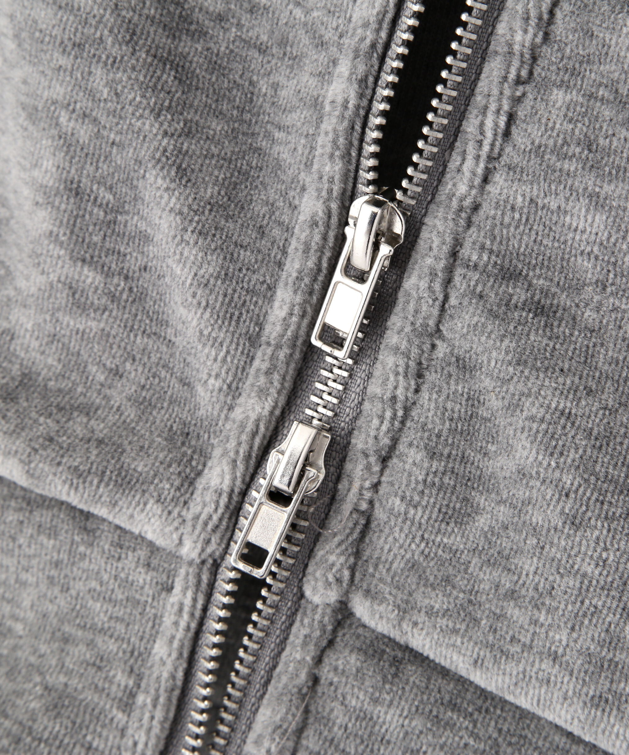  「Ｗジップベロアパーカー」|Tシャツ・カットソー|