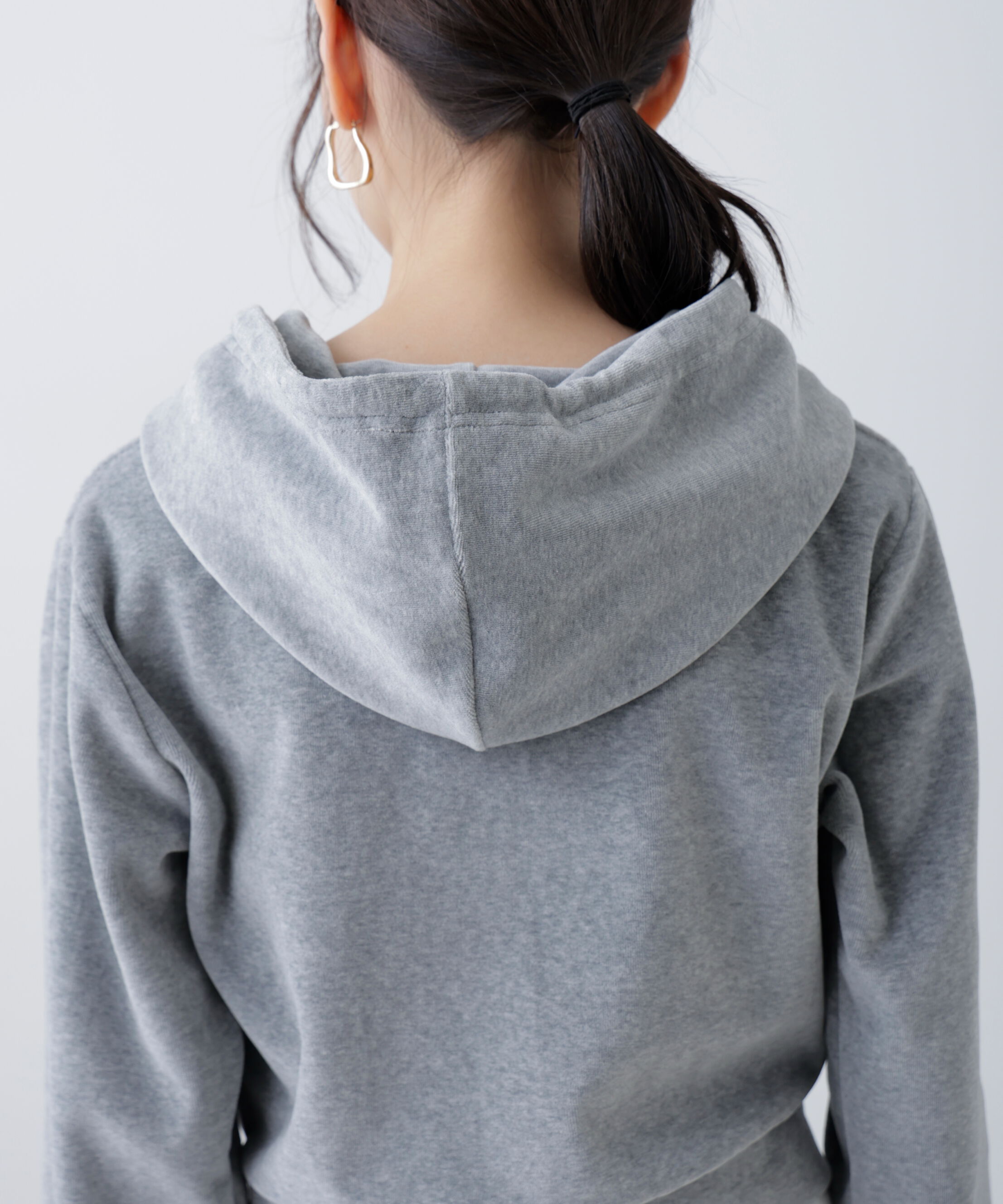  「Ｗジップベロアパーカー」|Tシャツ・カットソー|