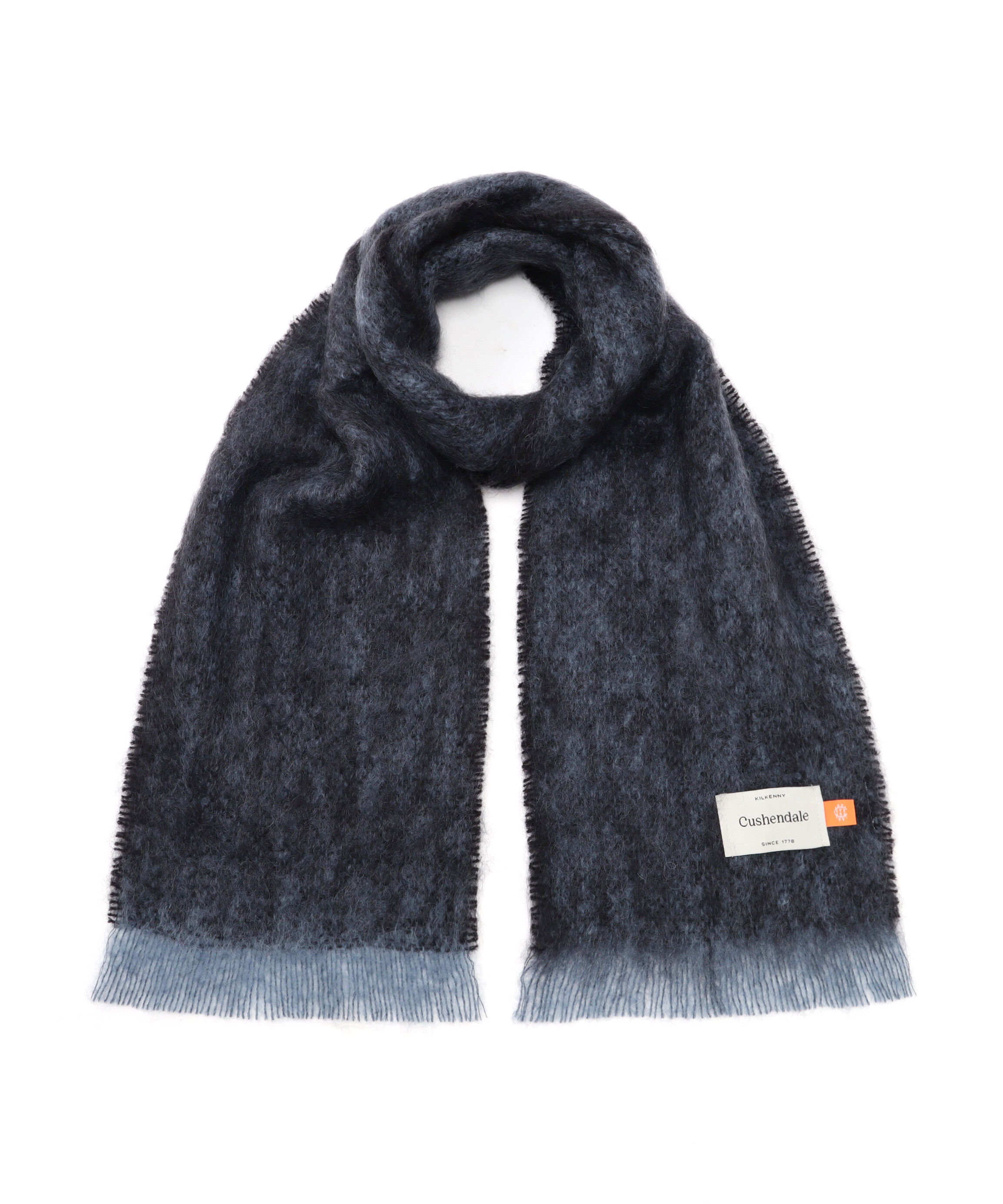  「Ｃｕｓｈｅｎｄａｌｅ　モヘアマフラー」|バンダナ・スカーフ|ブラック