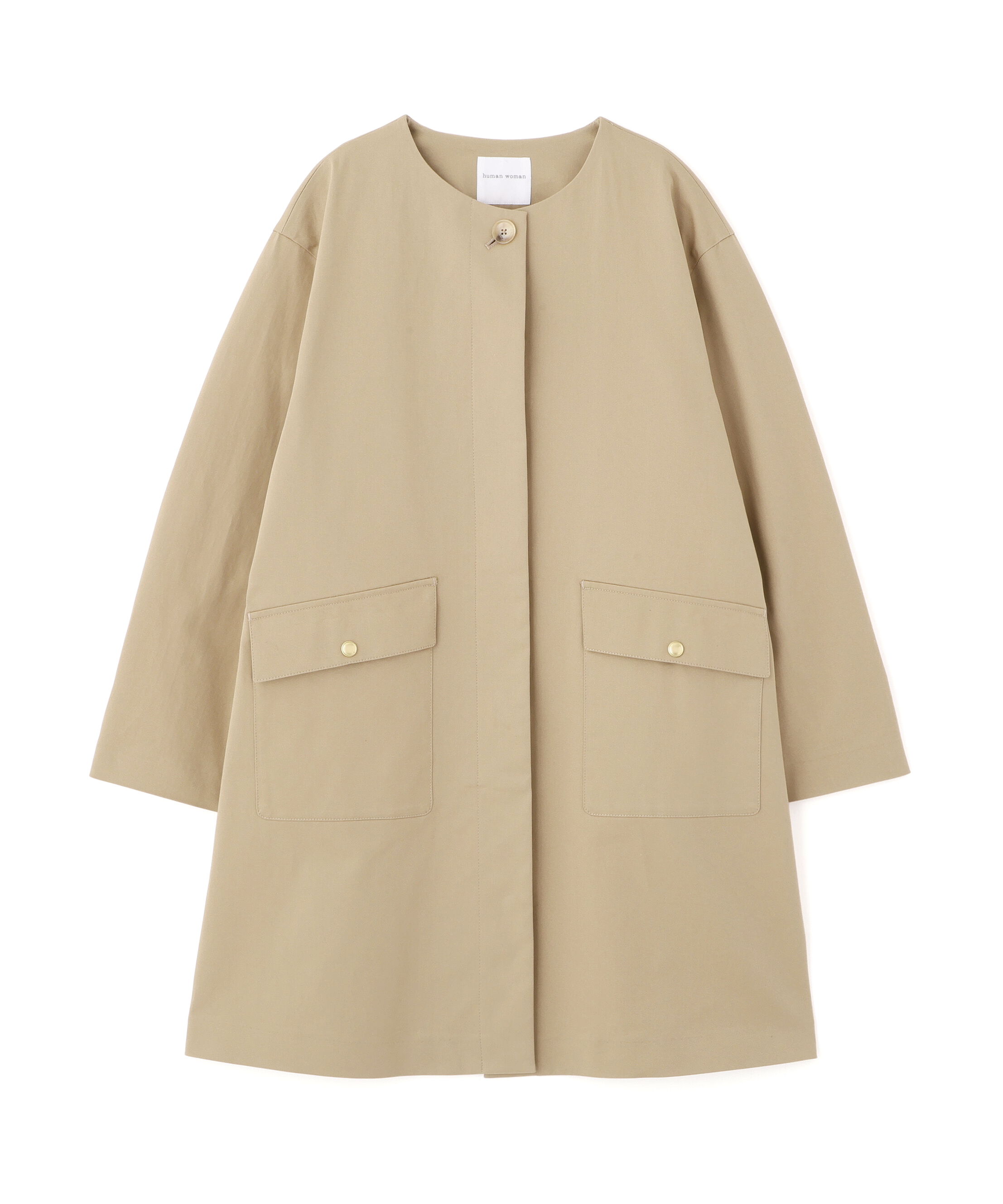  「◆ライナー付きフラップノーカラーコート」|その他|