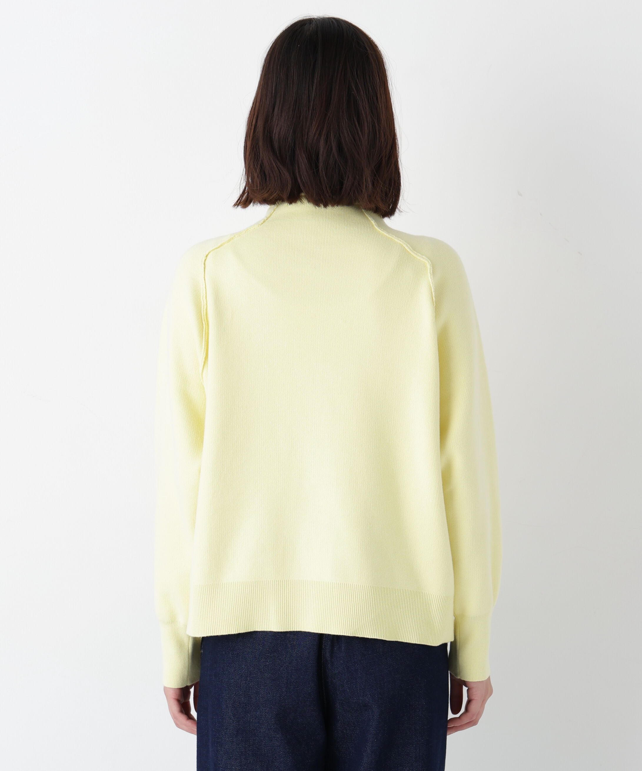  「◆コットンジャガードボトルネックＰＯ」|ニット・セーター|