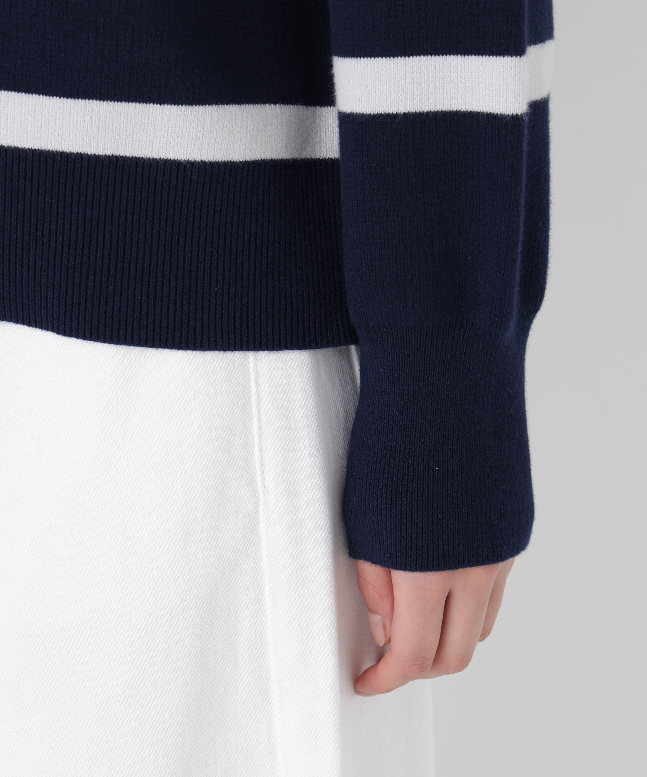  「◆コットンジャガードボトルネックＰＯ」|ニット・セーター|