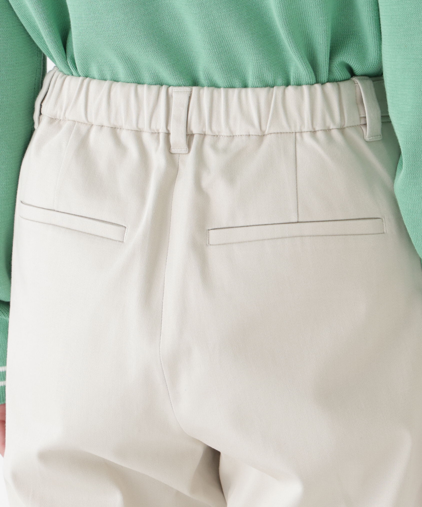  「◆サテンストレッチ細身ストレートパンツ」|その他|