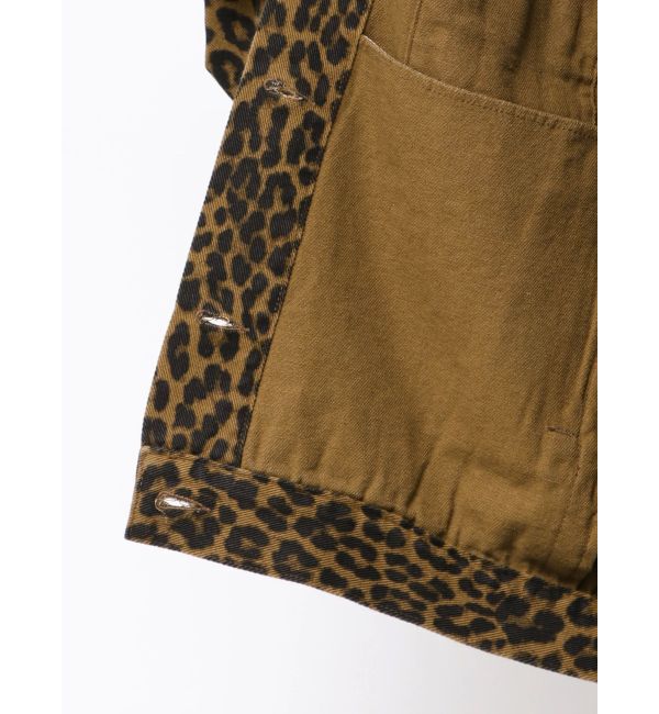 EMODA「オーバーポケットレオパードブルゾン」|ブルゾン・スタジャン|