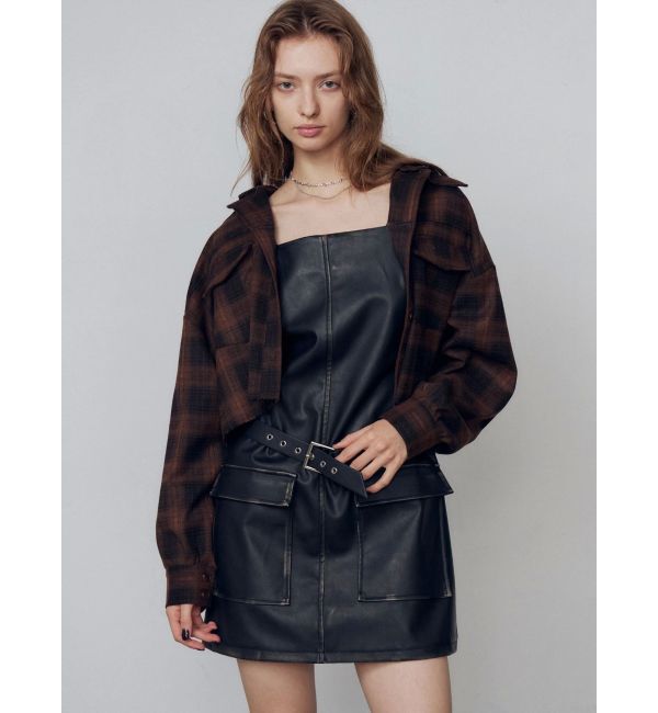 EMODA「クロップフードシャツ」|シャツ・ブラウス|