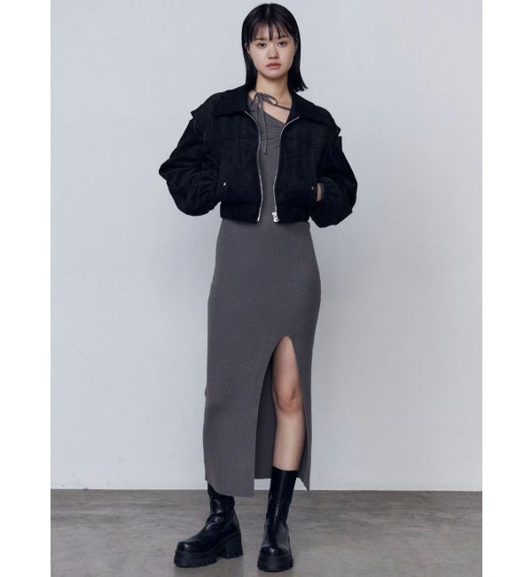 EMODA「フェイクスエードブルゾン」|ブルゾン・スタジャン|