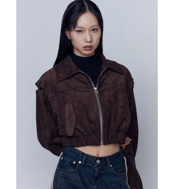 EMODA「フェイクスエードブルゾン」|ブルゾン・スタジャン|