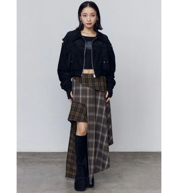 EMODA「フェイクスエードブルゾン」|ブルゾン・スタジャン|