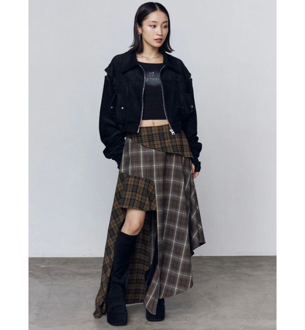 EMODA「フェイクスエードブルゾン」|ブルゾン・スタジャン|