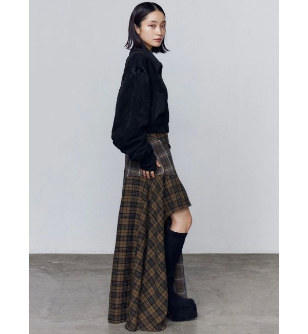 EMODA「フェイクスエードブルゾン」|ブルゾン・スタジャン|