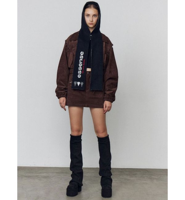 EMODA「フェイクスエードブルゾン」|ブルゾン・スタジャン|