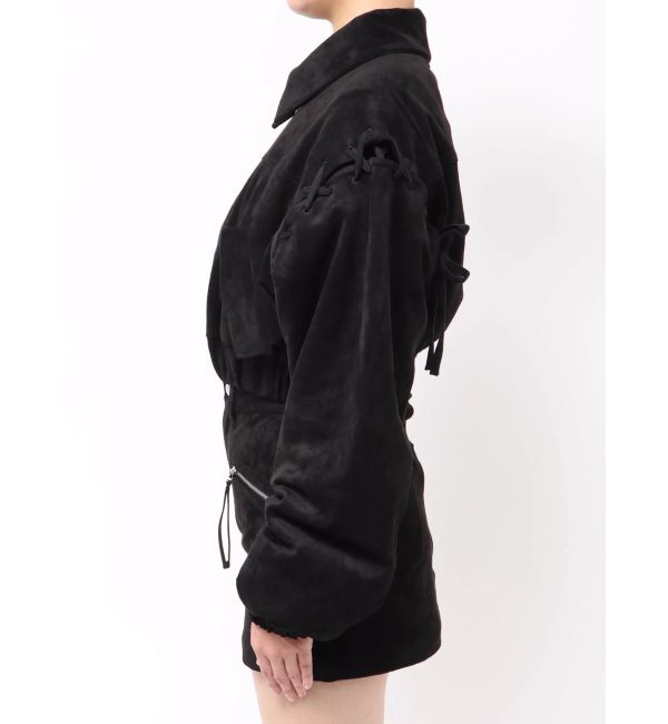 EMODA「フェイクスエードブルゾン」|ブルゾン・スタジャン|