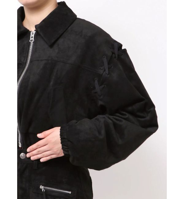 EMODA「フェイクスエードブルゾン」|ブルゾン・スタジャン|