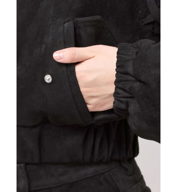 EMODA「フェイクスエードブルゾン」|ブルゾン・スタジャン|