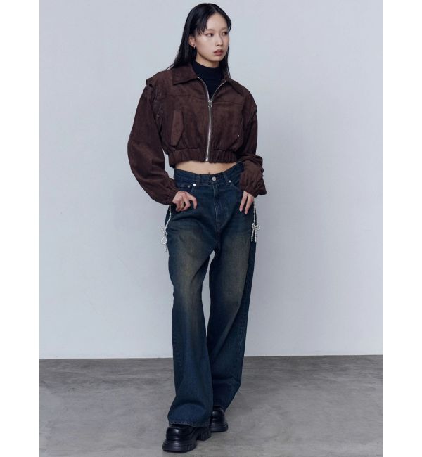 EMODA「フェイクスエードブルゾン」|ブルゾン・スタジャン|