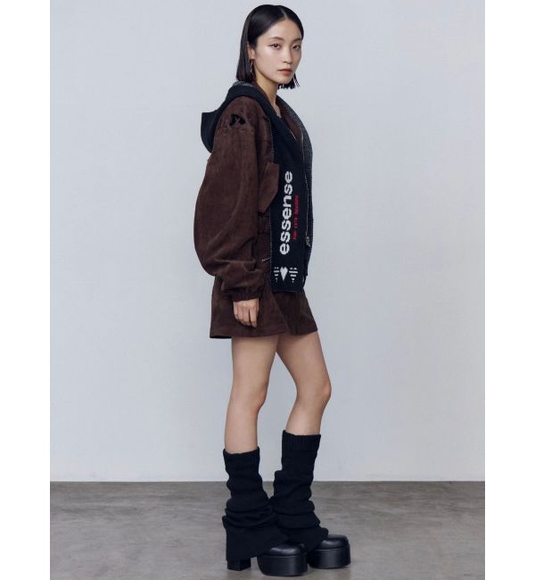 EMODA「フェイクスエードミニスカート」|スカート|