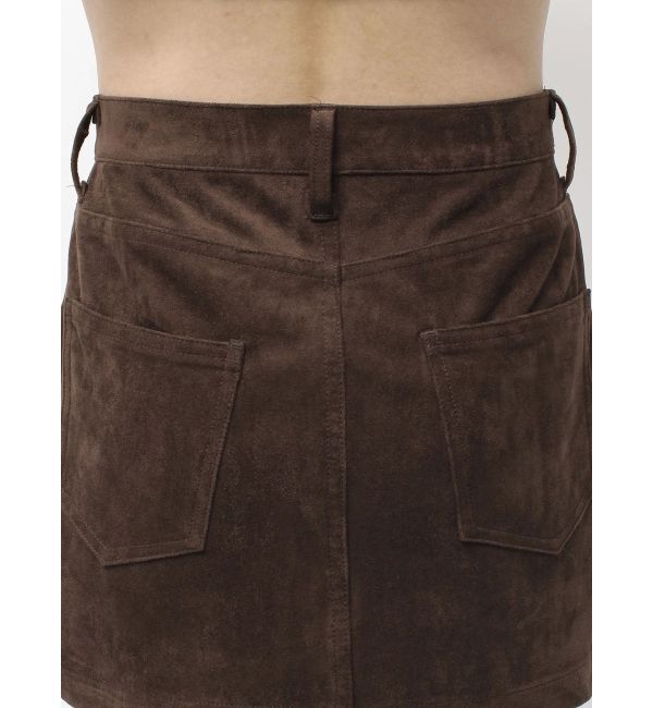 EMODA「フェイクスエードミニスカート」|スカート|