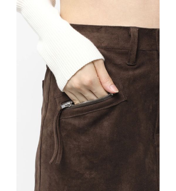 EMODA「フェイクスエードミニスカート」|スカート|