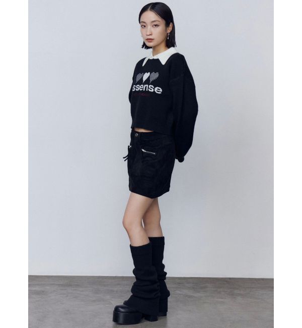 EMODA「フェイクスエードミニスカート」|スカート|