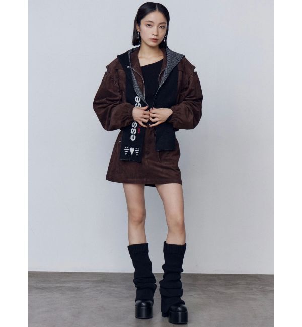 EMODA「フェイクスエードミニスカート」|スカート|