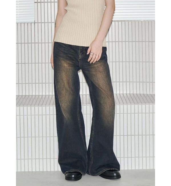 EMODA「【VEQUM】RIM WIDE JEANS」|デニム|