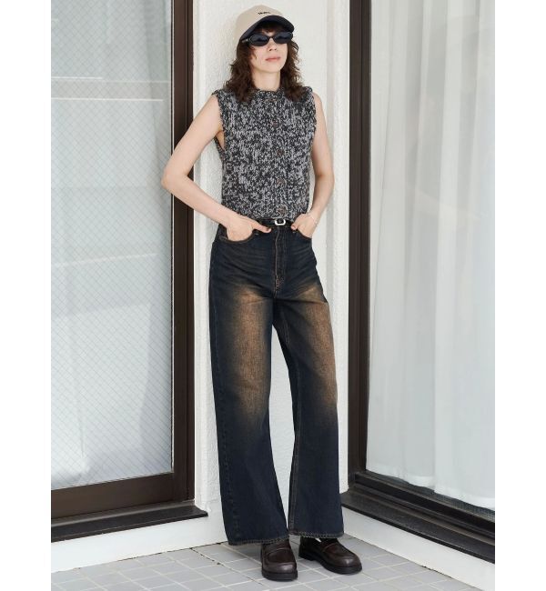 EMODA「【VEQUM】RIM WIDE JEANS」|デニム|