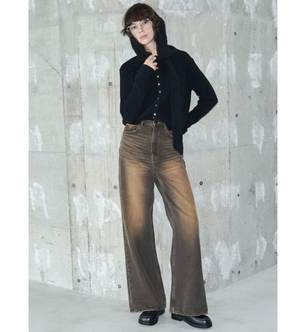 EMODA「【VEQUM】RIM WIDE JEANS」|デニム|