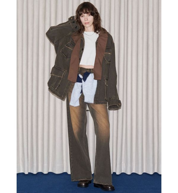 EMODA「【VEQUM】RIM WIDE JEANS」|デニム|