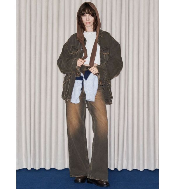 EMODA「【VEQUM】RIM WIDE JEANS」|デニム|