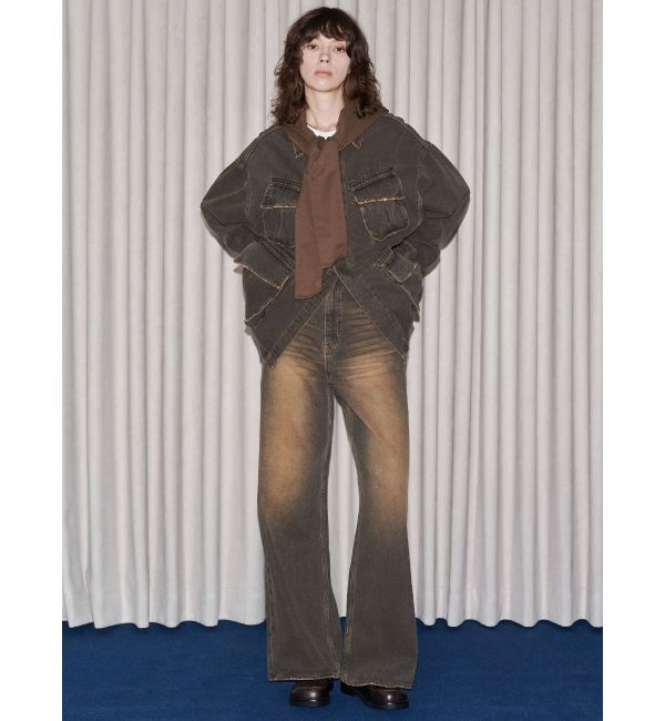 EMODA「【VEQUM】RIM WIDE JEANS」|デニム|