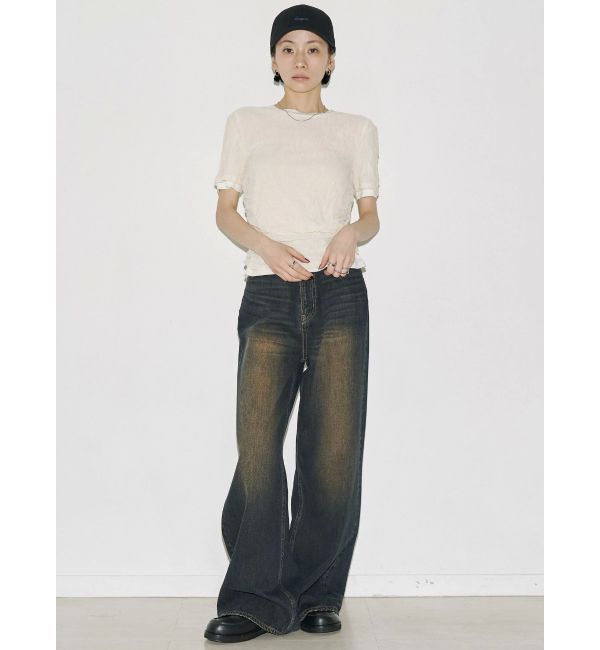 EMODA「【VEQUM】RIM WIDE JEANS」|デニム|