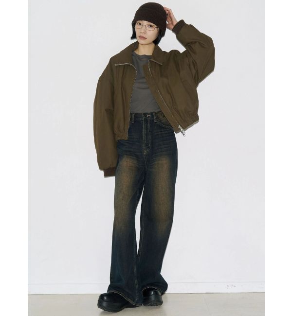 EMODA「【VEQUM】RIM WIDE JEANS」|デニム|