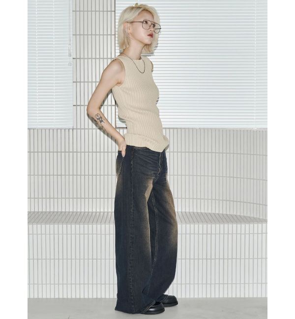 EMODA「【VEQUM】RIM WIDE JEANS」|デニム|