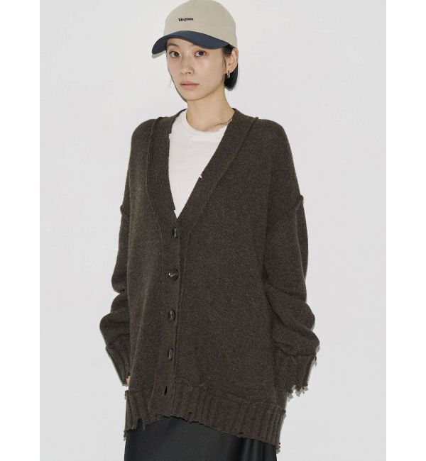 EMODA「【VEQUM】SHETLAND WOOL CLUSH CD」|カーディガン|