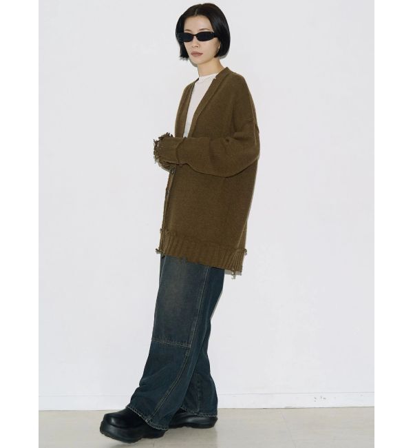 EMODA「【VEQUM】SHETLAND WOOL CLUSH CD」|カーディガン|