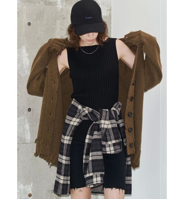 EMODA「【VEQUM】SHETLAND WOOL CLUSH CD」|カーディガン|