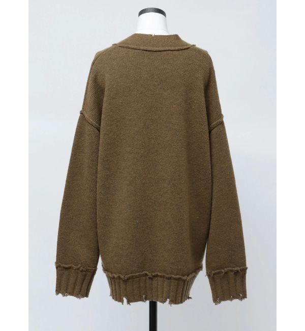 EMODA「【VEQUM】SHETLAND WOOL CLUSH CD」|カーディガン|