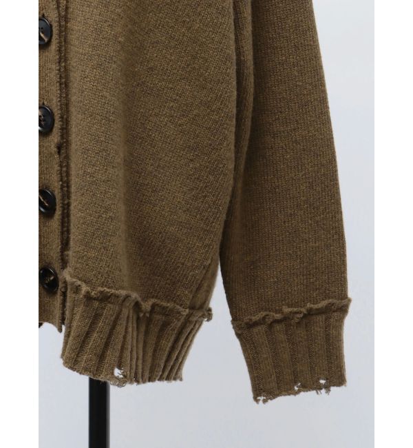 EMODA「【VEQUM】SHETLAND WOOL CLUSH CD」|カーディガン|