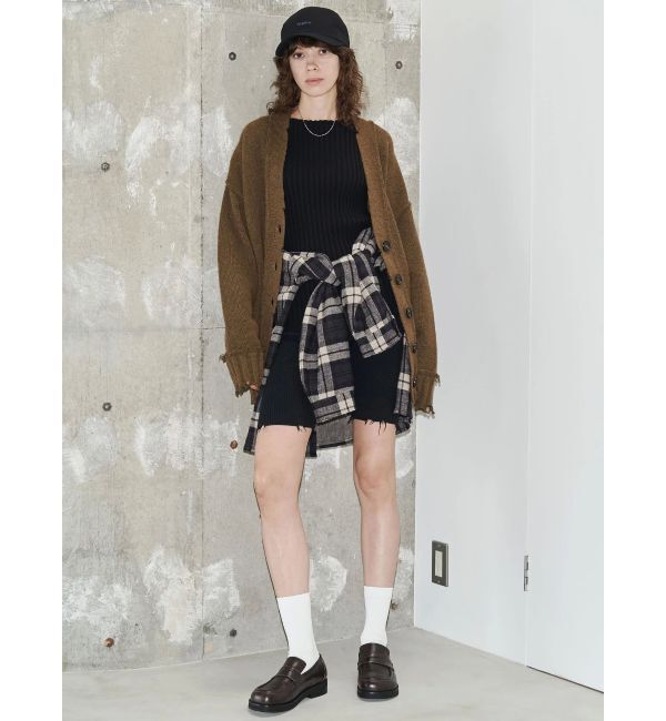 EMODA「【VEQUM】SHETLAND WOOL CLUSH CD」|カーディガン|