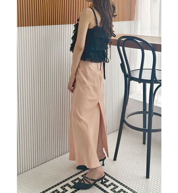 MERCURYDUO「チュールティアードトップス」|シャツ・ブラウス|