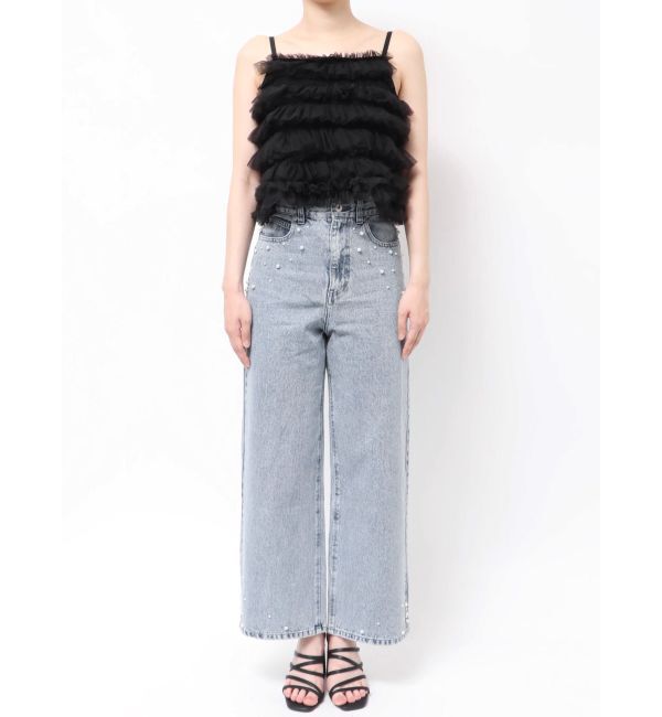 MERCURYDUO「チュールティアードトップス」|シャツ・ブラウス|