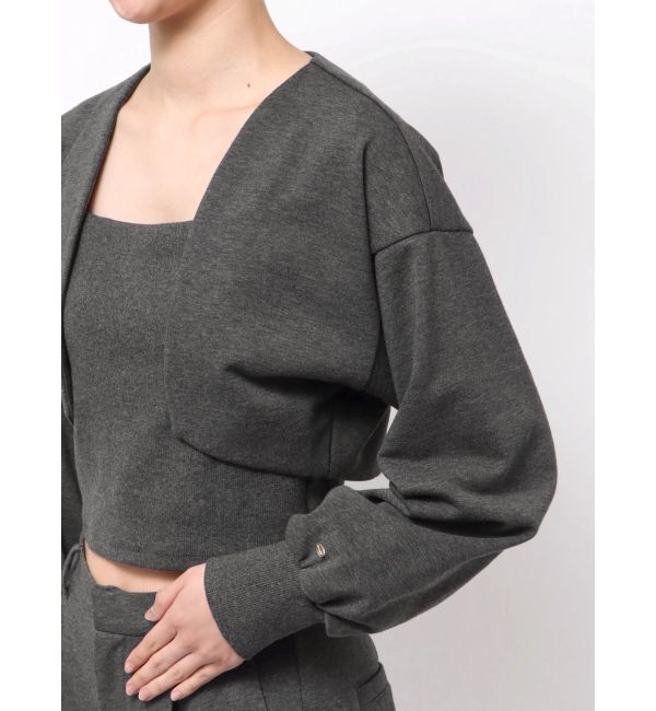 MERCURYDUO「【WEB限定】裏毛キャミアンサンブル」|Tシャツ・カットソー|