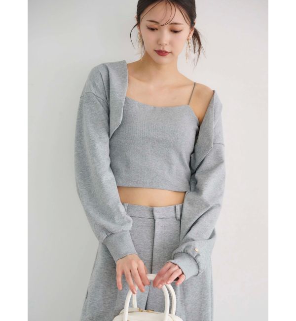 MERCURYDUO「【WEB限定】裏毛キャミアンサンブル」|Tシャツ・カットソー|