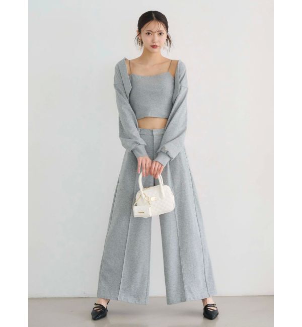 MERCURYDUO「【WEB限定】裏毛キャミアンサンブル」|Tシャツ・カットソー|