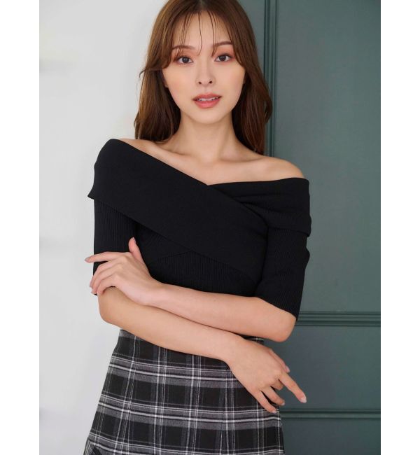 MERCURYDUO「クロスニット」|ニット・セーター|