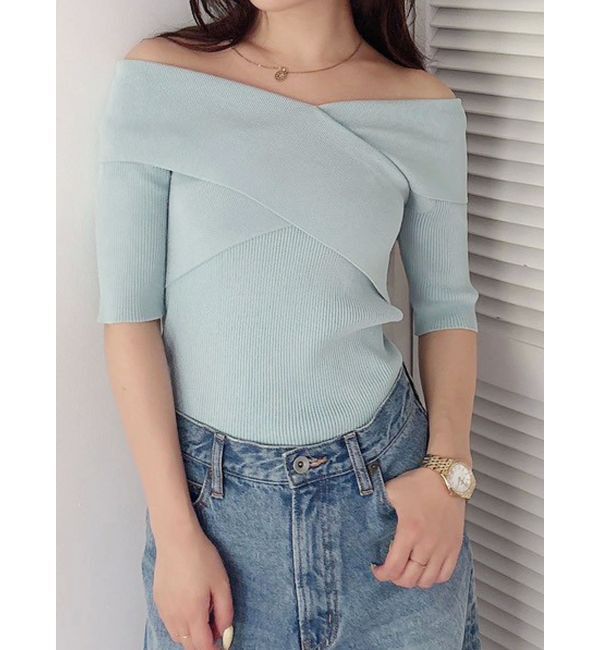 MERCURYDUO「クロスニット」|ニット・セーター|