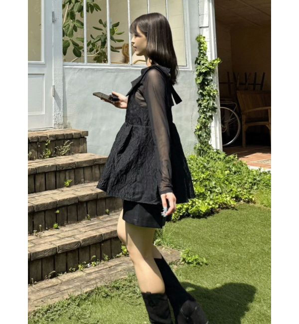 MERCURYDUO「ボリュームペプラムチュニック」|シャツ・ブラウス|