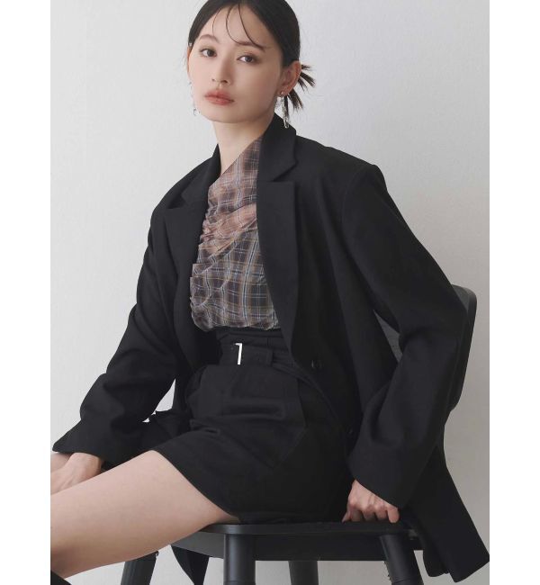 MERCURYDUO「シアーアシメドレープ2WAYトップス」|その他|